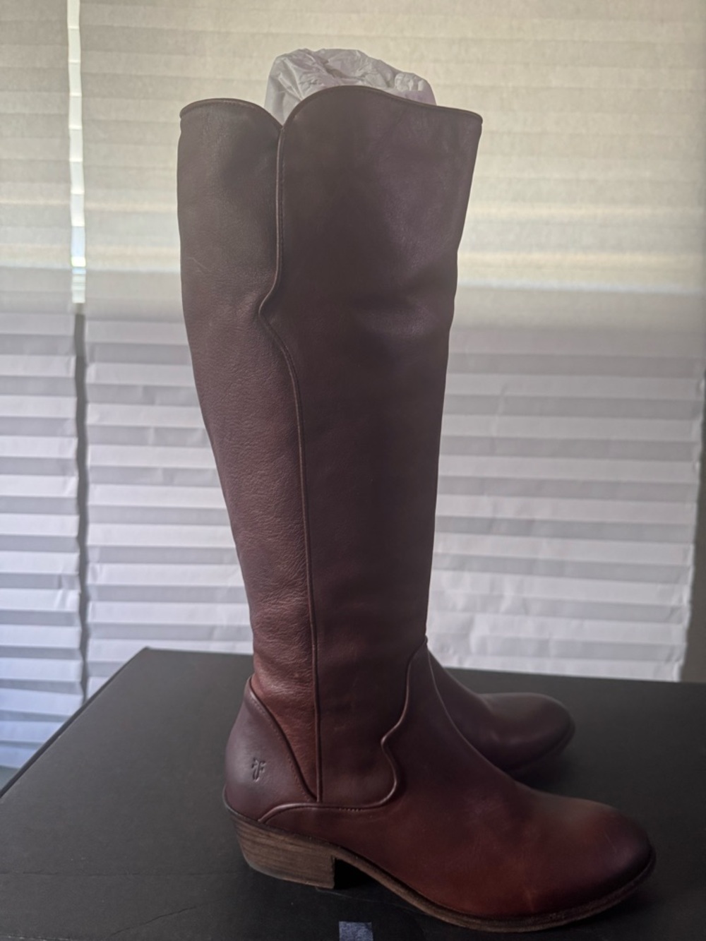 Frye Carson Piping Talk - Redwood- Used Once - Picture 4 of 9